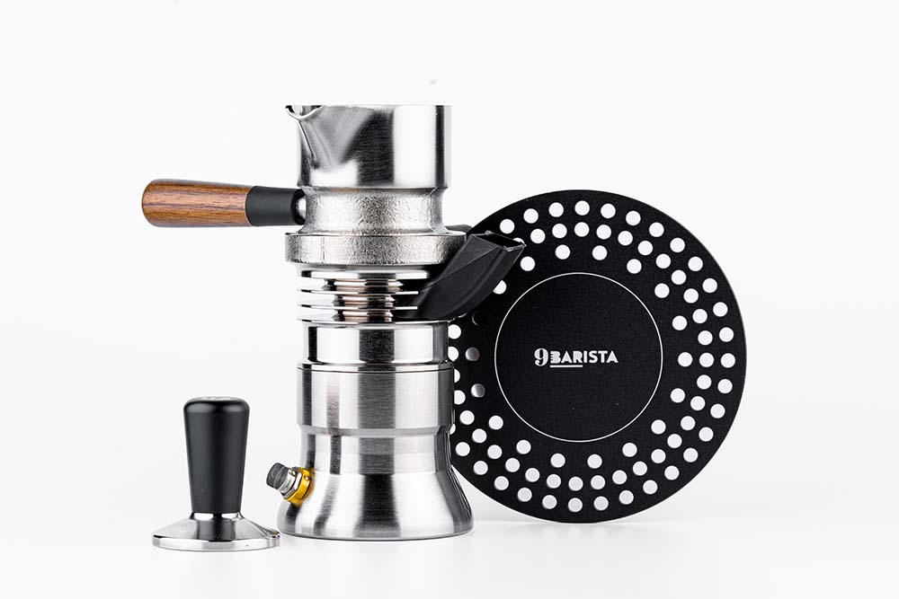 Review of the fantastically complicated 9Barista stovetop espresso
